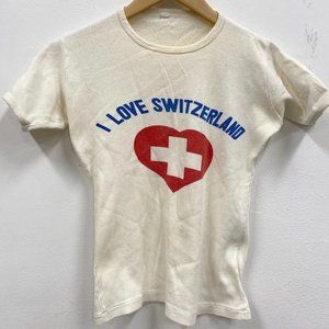Vintage "I love Switzerland" shirt